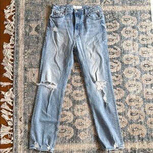 Mother High Waisted rider skimp jeans
